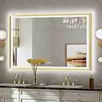 Amazon.com: TokeShimi 55x36 Inch LED Bathroom Wall Mirror